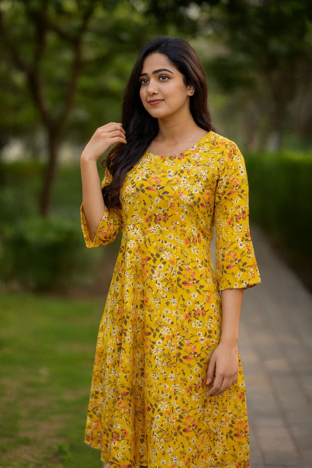 Yellow Kurta Top