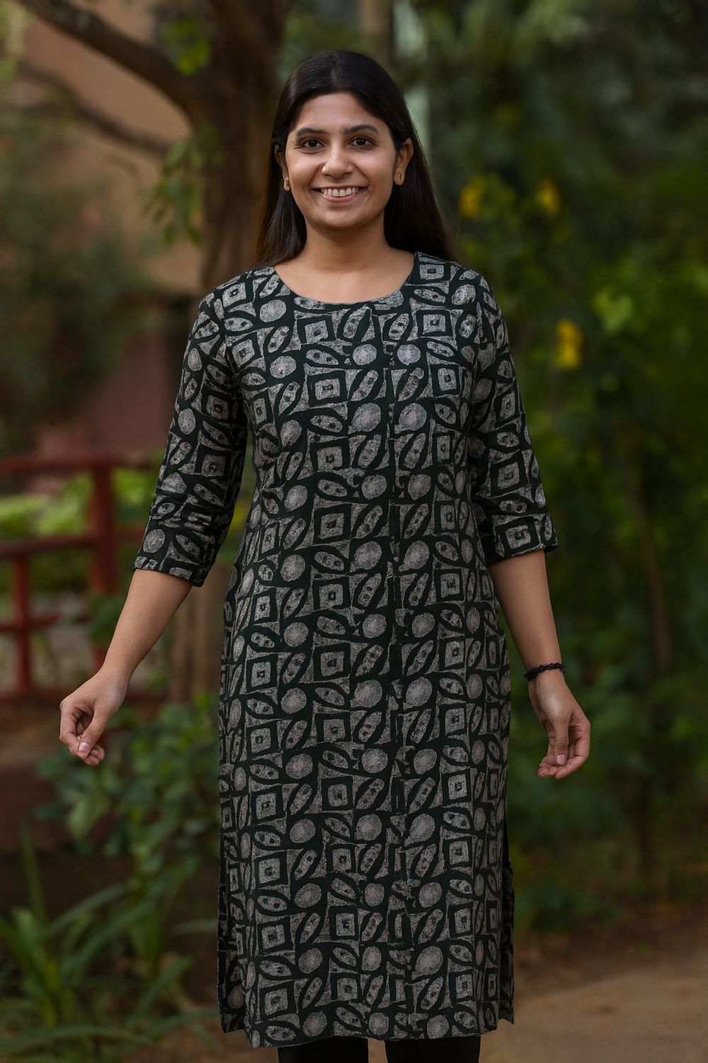 Green Kurta Top