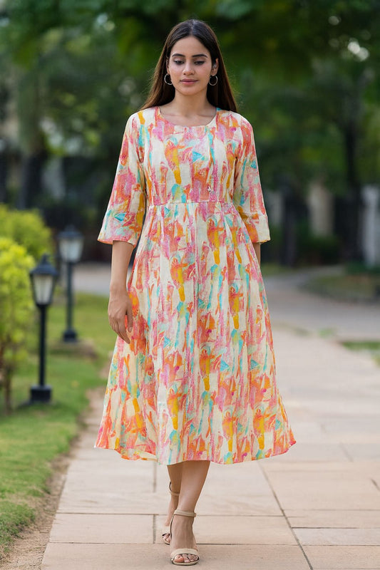 Multicolor Kurta Top