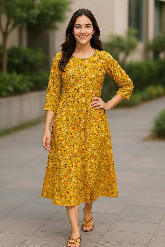 Yellow Kurta Top