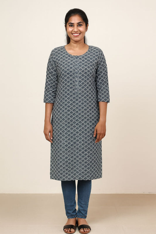 Blue Kurta Top