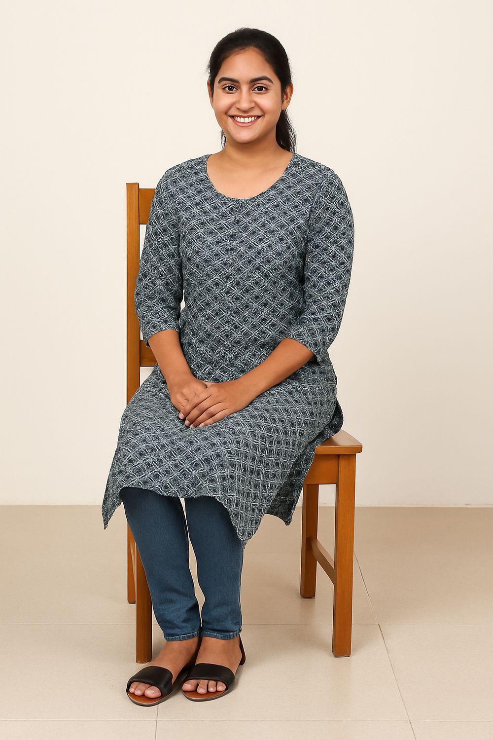 Blue Kurta Top