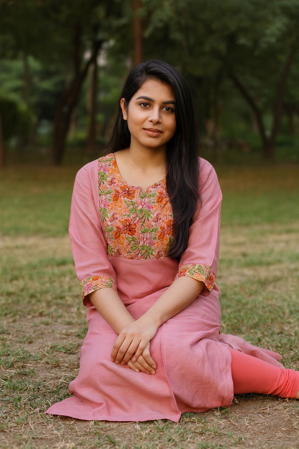 Peach Kurta Top