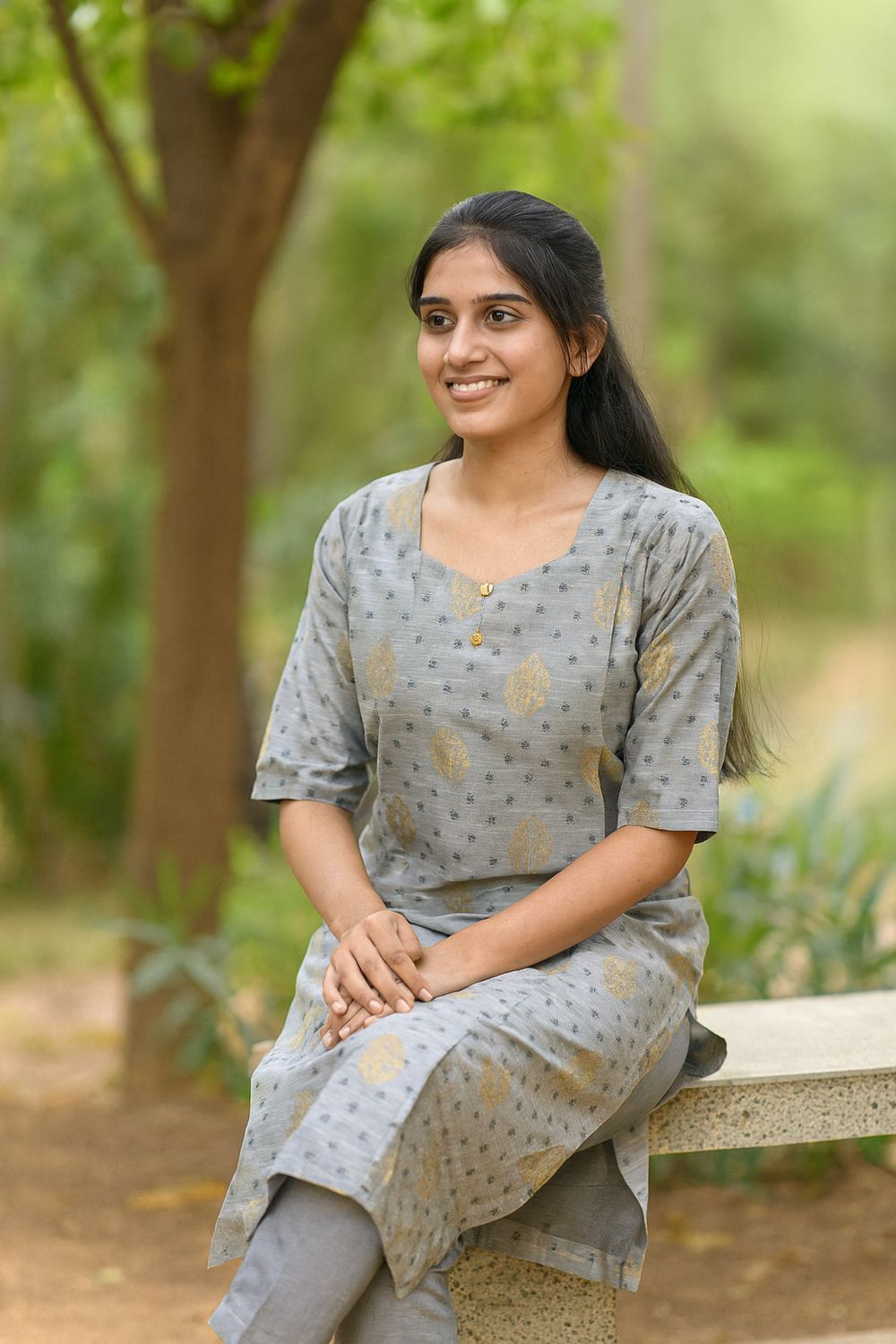 Printed Kurta Top