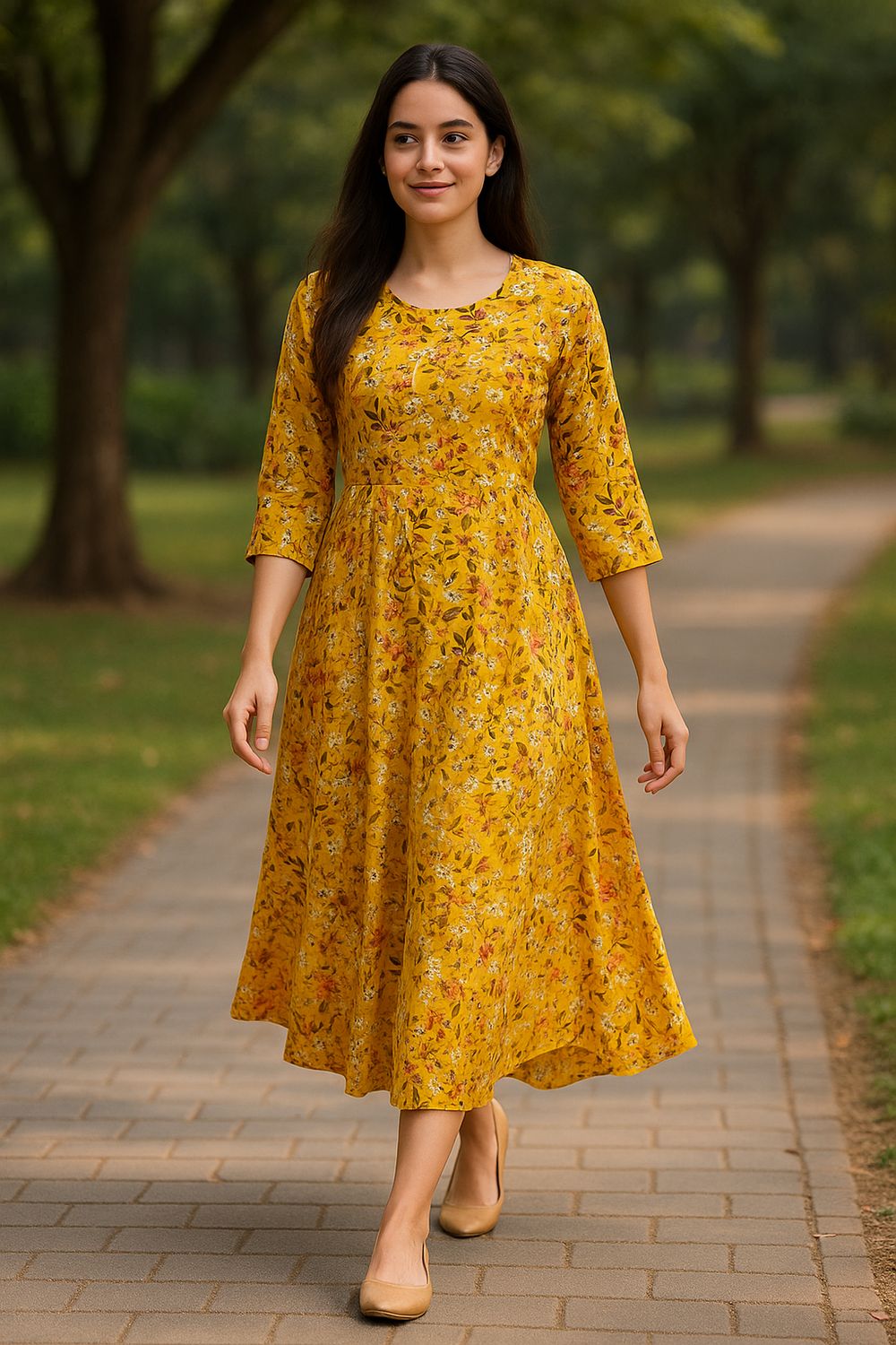 Yellow Kurta Top