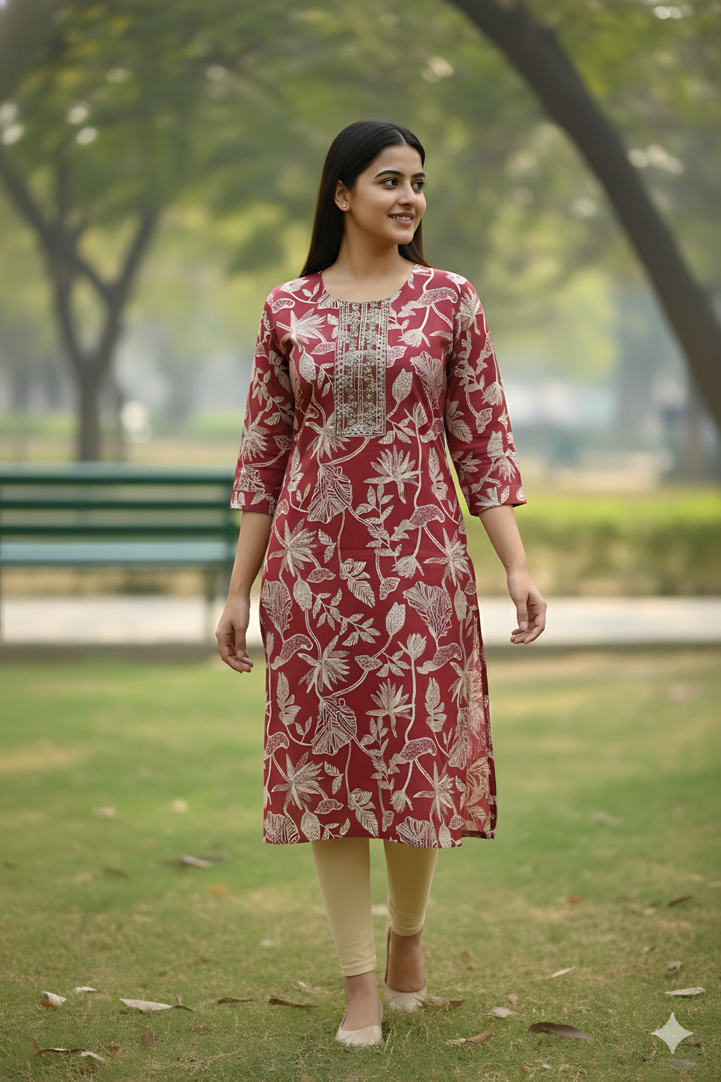 Pink Vatican Kurta Top